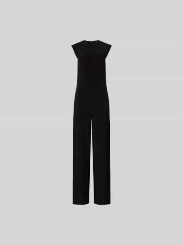 Norma Kamali Jumpsuit mit Rundhalsausschnitt in Black, Größe L