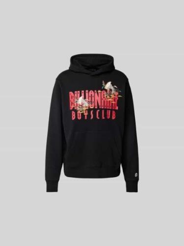 Billionaire Boys Club Hoodie mit Label-Print in Black, Größe L