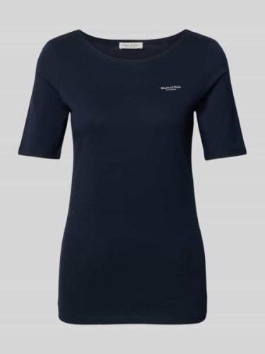 MARC O POLO T-Shirt mit U-Boot-Ausschnitt in Marine, Größe XS