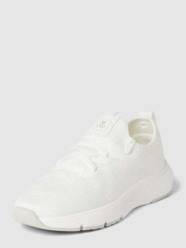 MARC O POLO Sneaker in unifarbenem Design Modell 'Leila' in Weiss, Grö...