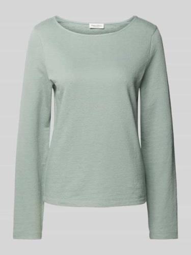 MARC O POLO Longsleeve mit Rundhalsausschnitt in Mint, Größe XL