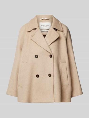 MARC O POLO Jacke mit Leistentaschen in Beige Melange, Größe 42