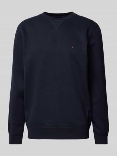 Tommy Hilfiger Sweatshirt mit Logo-Stitching in Marine, Größe L