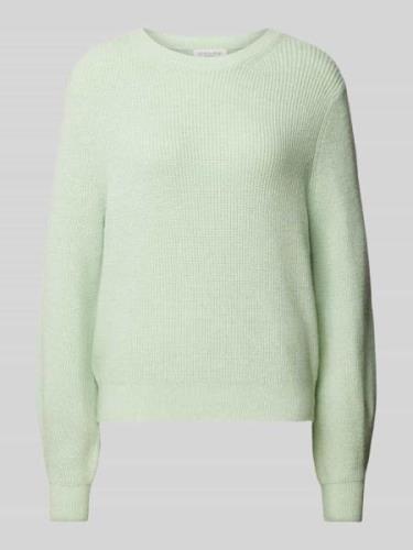 Christian Berg Woman Oversized Strickpullover aus Viskose-Mix mit Rund...