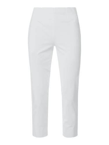 Raffaello Rossi Slim Fit Stretchhose in 7/8-Länge in Weiss, Größe 42