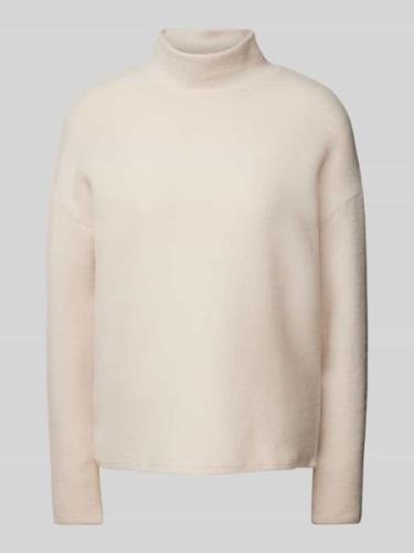 Vero Moda Loose Fit Pullover mit Stehkragen Modell 'EBBA' in Beige, Gr...