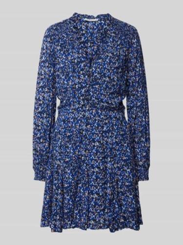 Pepe Jeans Minikleid mit V-Ausschnitt Modell 'ANNA' in Blau, Größe L