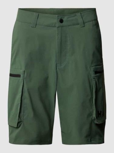 Helly Hansen Cargoshorts mit Logo-Print Modell 'MOVE' in Oliv, Größe X...