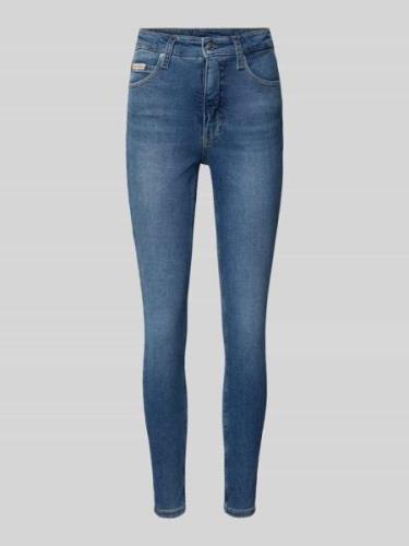 Calvin Klein Jeans Super Skinny Fit Jeans im 5-Pocket-Design in Jeansb...