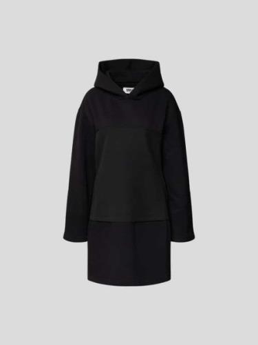 MM6 Maison Margiela Knielanges Sweatkleid mit Kapuze in Black, Größe L