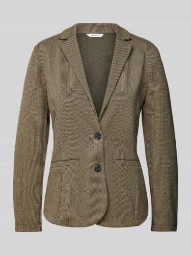 Tom Tailor Taillierter Blazer in Jacquard-Qualität mit 2-Knopf-Verschl...