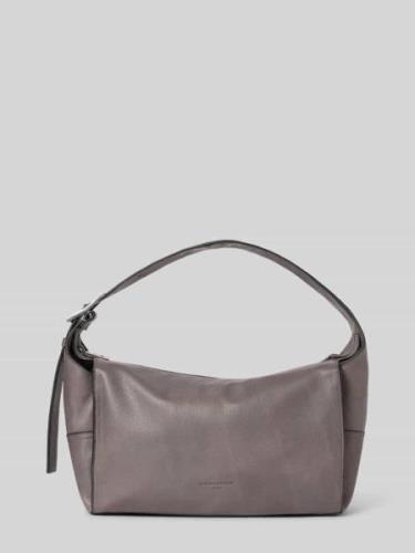 LIEBESKIND BERLIN Hobo Bag mit Label-Detail Modell 'LOU' in Anthrazit,...