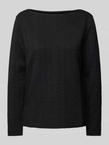 s.Oliver RED LABEL Relaxed Fit Sweatshirt mit Baumwolle in Black, Größ...