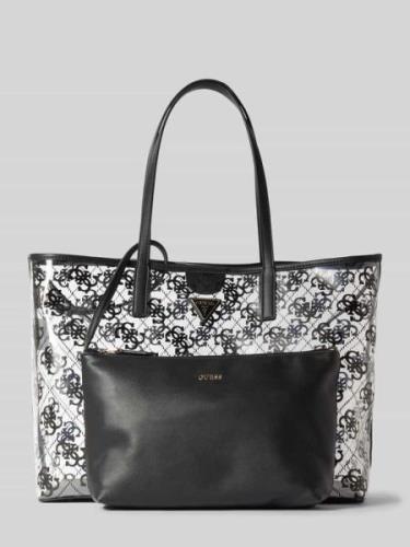 Guess Tote Bag in semitransparentem Design Modell 'TUANA' in Black, Gr...