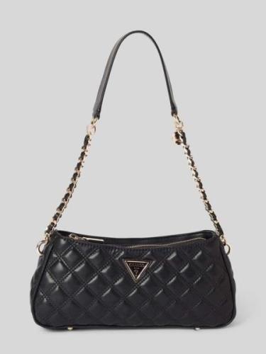 Guess Handtasche mit Strukturmuster Modell 'GIULLY' in Black, Größe 1