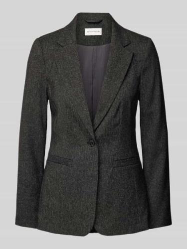 Tom Tailor Shaped Fit Blazer in Melange-Optik mit 1-Knopf-Verschluss i...