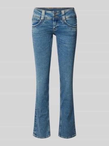 Pepe Jeans Slim Fit Jeans mit 5-Pocket-Design in Blau, Größe 26/30