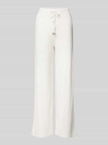 Guess Wide Leg Pyjama-Hose mit Tunnelzug Modell 'SAMANTHA' in Offwhite...