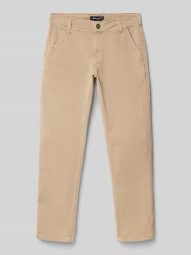 Blue Effect Regular Fit Chino mit Eingrifftaschen in Sand, Größe 146