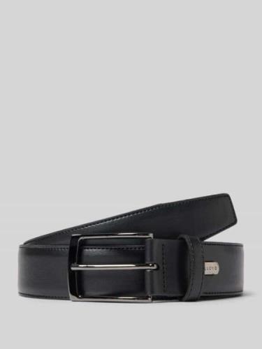 Lloyd Men's Belts Ledergürtel mit Dornschließe in Black, Größe 100