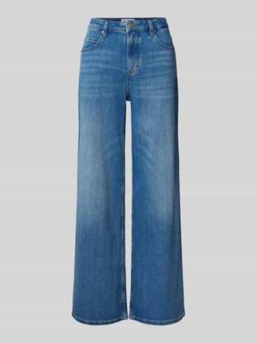 MARC O POLO Wide Leg Jeans aus Baumwoll-Mix mit Kontrastnähten Modell ...