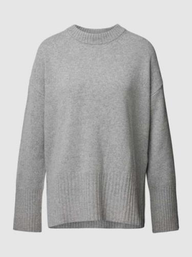 Gant Strickpullover mit Seitenschlitzen Modell 'LOUNGE' in Mittelgrau,...