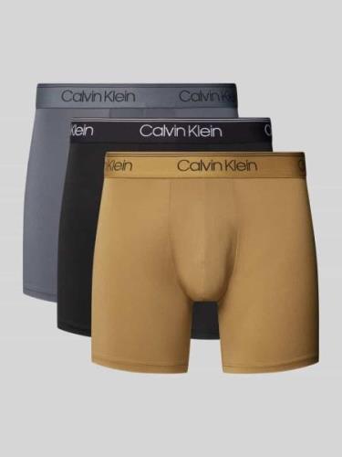 Calvin Klein Underwear Boxershorts mit elastischem Logo-Bund in Oliv, ...