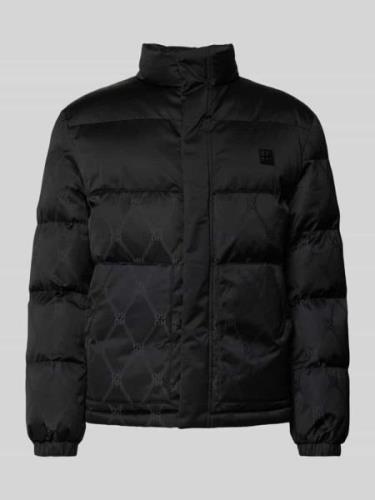 HUGO Steppjacke mit Stehkragen Modell 'Balto' in Black, Größe L