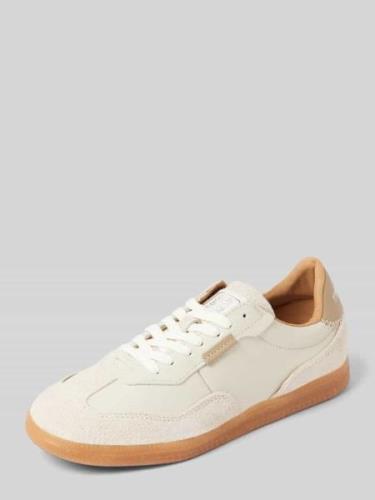 Steve Madden Sneaker aus Leder-Mix Modell 'EMPORIA' in Ecru, Größe 36