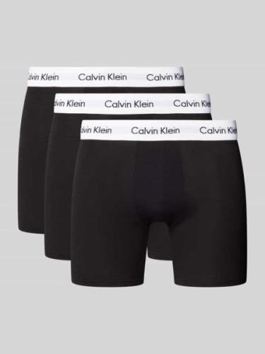 Calvin Klein Underwear Trunks mit Logo-Bund im 3er-Pack in Black, Größ...