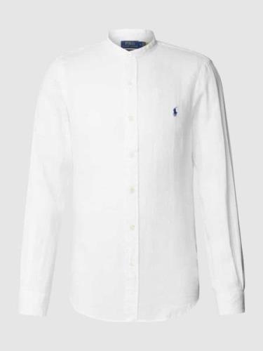 POLO RALPH LAUREN Slim Fit Freizeithemd aus Leinen in Weiss, Größe XL