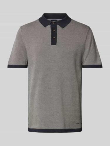 JOOP! Collection Poloshirt mit kurzer Knopfleiste Modell 'Trent' in Ma...