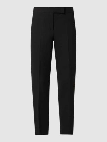 s.Oliver BLACK LABEL Stoffhose aus Viskosemischung in Black, Größe 48