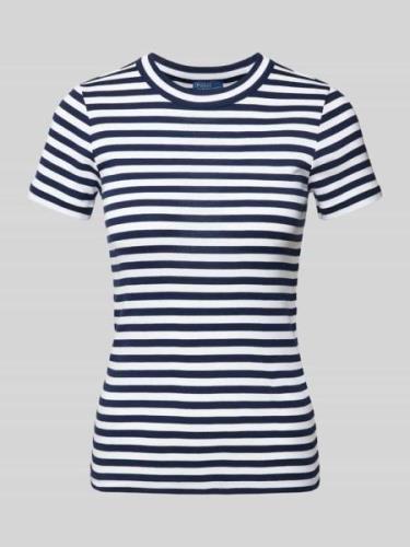 POLO RALPH LAUREN T-Shirt mit Rundhalsausschnitt in Marine, Größe L