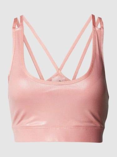 PUMA PERFORMANCE Bustier in schimmernder Optik in Rosa, Größe M