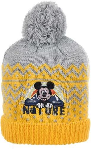 Disney Micky Maus Mütze &  Handschuhe, Yellow, 48