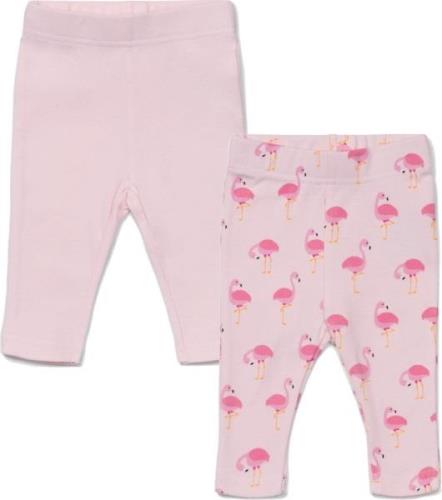 Tiny Treasure Lexi Leggings 2er-Pack, Pink/Flamingo 62