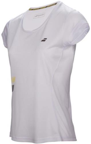 Babolat Core Flag Club Girl T-Shirt, Weiß 152