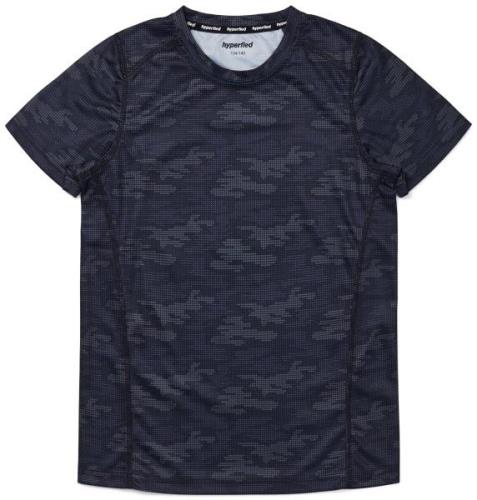 Hyperfied Logo T-Shirt, Grey Camo 98-104