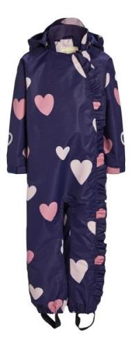 Petite Chérie Atelier Lily Outdoor-Overall, Hearts Navy, 86