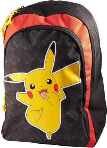 Pokémon Kinder Rucksack 22L, Black/Red