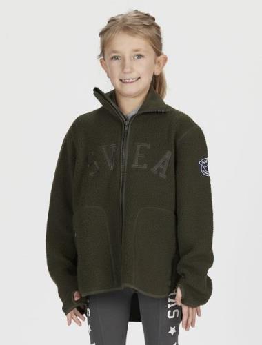 Svea Pile Turtle Fleecejacke, Dark Army, 120