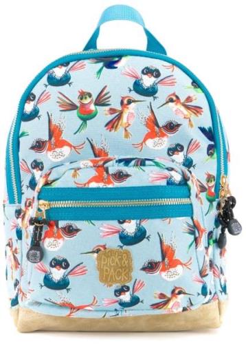 Pick &  Pack Birds Kinder Rucksack 7L, Dusty Blue, Kindergartenrucksac...