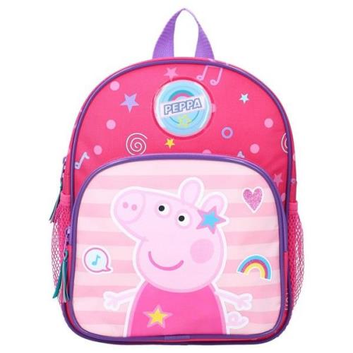 Peppa Wutz Music And Dance Kinder Rucksack 5L, Fuchsia, Kindergartenru...