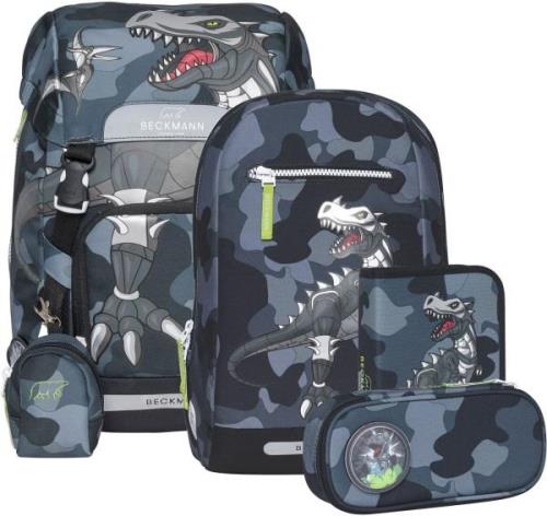 Beckmann Classic Kinder Rucksackset 22L, Camo Rex