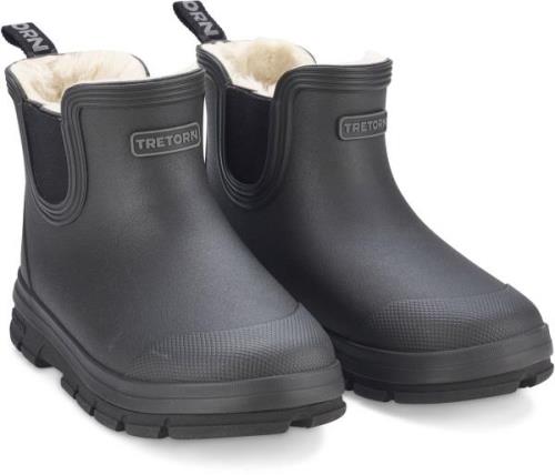 Tretorn Aktiv Chelsea Gefütterte Gummistiefel, Black, 30, Kindergummis...