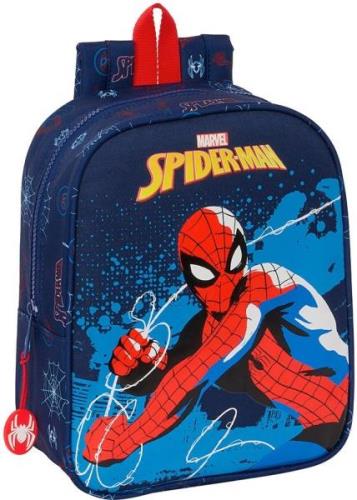 Marvel Spider-Man Mini Kinder Rucksack Neon 6L, Blau