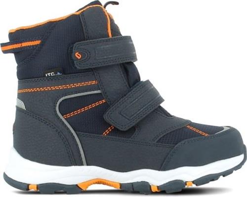 Leaf Siljan Winterstiefel, Navy/Orange 26