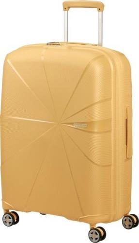 American Tourister StarVibe Spinner Koffer 70-77L, Metallic Banana