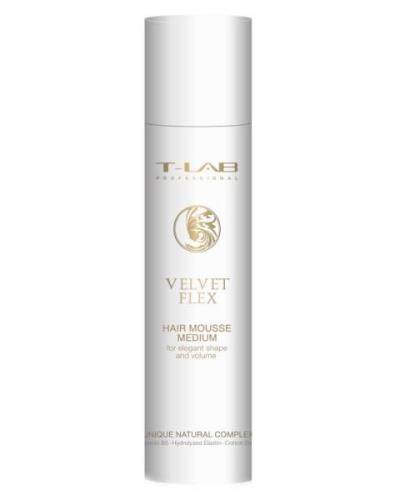 T-Lab Velvet Flex Hair Mousse Medium 300 ml